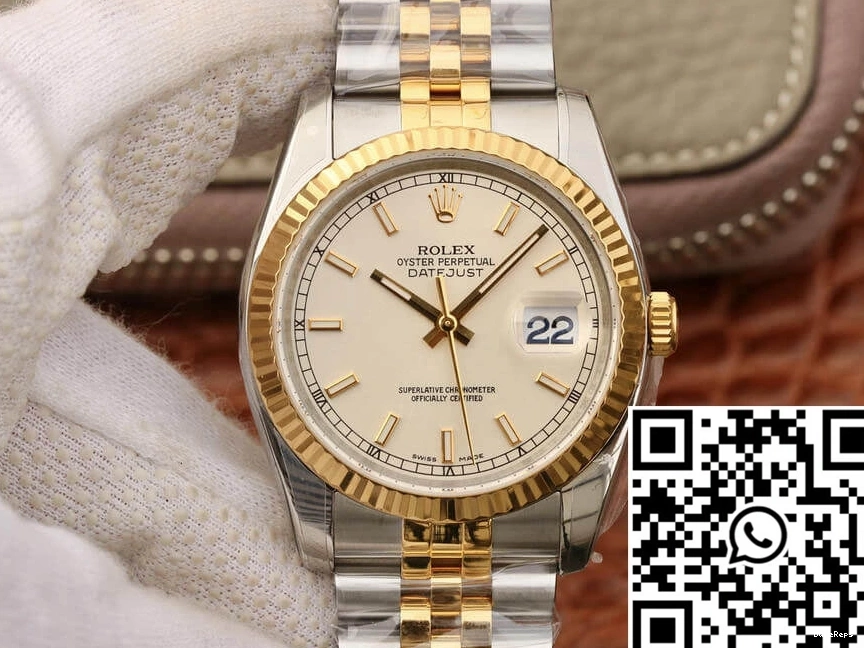Gold 116233 AR Factory Yellow Rolex 36MM Datejust 0402